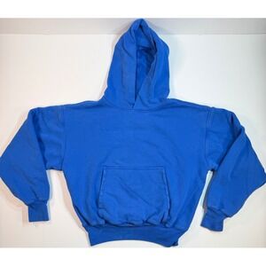 Yeezy Gap Engineered by Balenciaga Hoodie Blue Small Cropped Sweatshirt